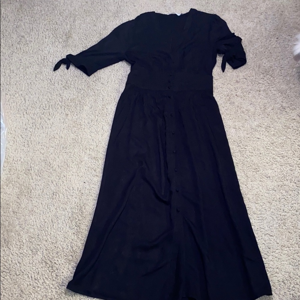 “Barely Worn” Black Button Down Dress